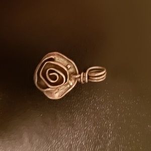 Sherry Tinsman rose pendant
